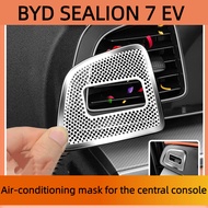 BYD SEALION 7 EV Central Control Both Sides Air Outlet Mask Stainless Steel Air Conditioning Anti-du