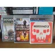 Resistance Fall of Man 1, 2, 3 PS3