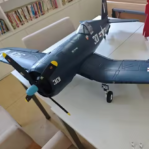 FMS 1400mm F4U Corsair RC Plane - WWII Classic Scale Replica Electric Model, EPO Foam Assembly Aircr