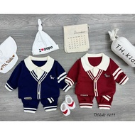 7-14kg (QCCC product) Prince's wool Set with red and blue collar, TH newborn product