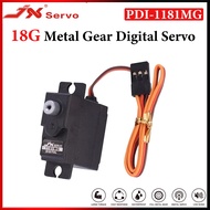 JX Servo PDI-1181MG 3.5KG 18G Metal Gear Digital Servo For 1/16 RC Car Plane Helicopter WLtoys 14400