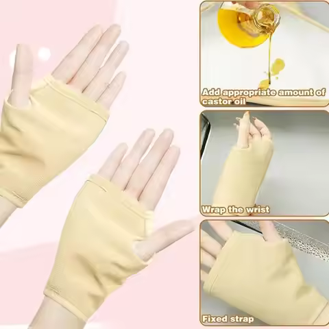 NEW Waterproof Castor Oil Wrap Reusable Adjustable Castor Oil Pack Breathable Ankle Wrap Body Care