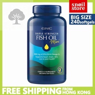 GNC Triple Strength Fish Oil  (EXP  2028) 240 Mini Softgels
