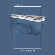 Private Structure - Private Structure CHUMM!系列男士棉質迷你三角內褲 - 海浪藍