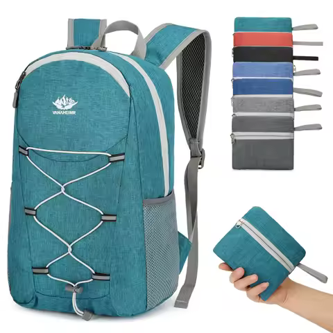 20L Lightweight Packable Backpack Foldable Ultralight Outdoor Folding Backpack Travel Daypack Bag Sp