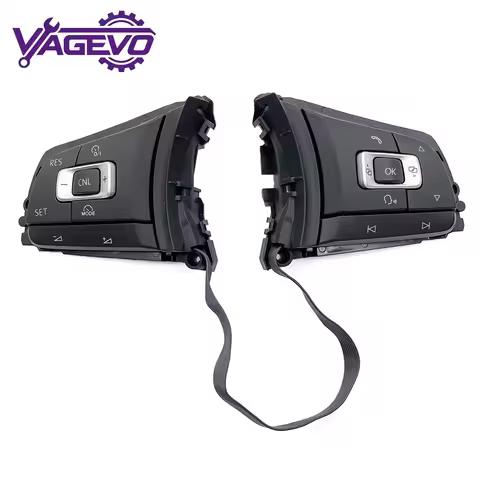 For VW Passat B8 Variant Golf 7 Arteon Tiguan MK2 CNL Multi Functional Steering Wheel Buttons 5G0 95