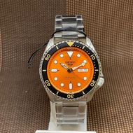 Seiko 5 SRPD59K1 Orange Dial Analog Automatic Stainless Steel Men's Casual Watch