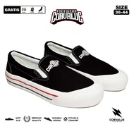 Sepatu Slip On Adliswill Corvalue Footwear Globe Bw Gr merah biru Shoes Sneakers