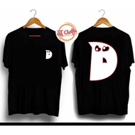 T-SHIRT DISTRO T-SHIRT INITIAL LETTER D MONSTER LOGO/