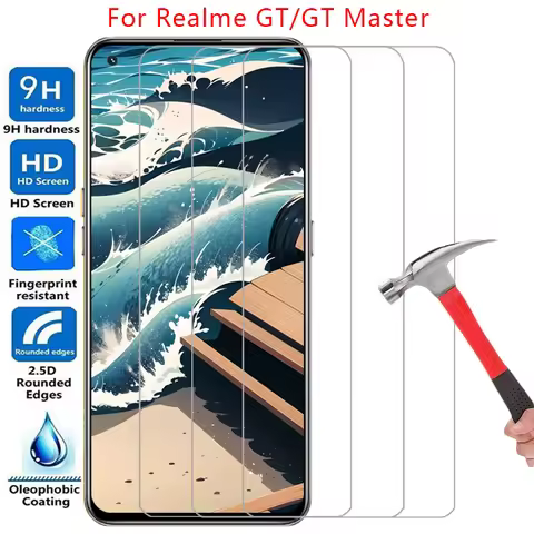 Screen Protector for Realme GT Master Edition Protective Tempered Glass on Realme GT Master 5G Film 