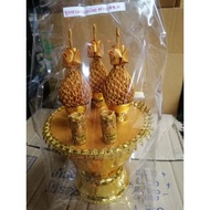 ❤มาใหม่❤ ชุดเครื่องทองน้อย พร้อมพุ่มผ้า ธูปเทียน   KM4.31131🔥มีจำนวนจำกัด🔥