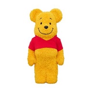 *實體店預訂* 小熊維尼 Winnie the Pooh COSTUME Ver.(PILE FABRIC) 400％ Be@rBrick