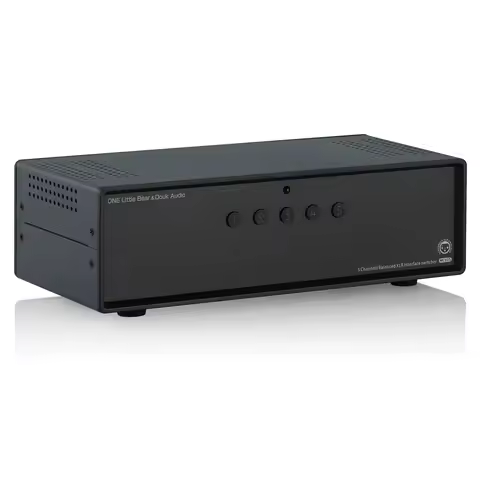 MC105 5-way XLR Selector Box Audio Switcher Splitter for Amplifier 1(5)-IN-5(1)-OUT Signal Source Se