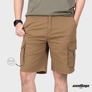 GALLOP : CASUAL SHORTS  กางเกงผ้าชิโนขาสั้น 5 กระเป๋า รุ่น GS9020 สี Brown - น้ำตาล / ราคาปกติ 1,590.-