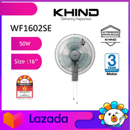 Khind 16" Wall Fan WF1602SE / WF16JR 16" Wall Fan (Remote Control) /  Milux MWF-1601 / Kipas Dinding /