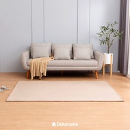Dekoruma IRUKA Faux Fur Floor Carpet 140 x 200 cm Living Room Carpet/