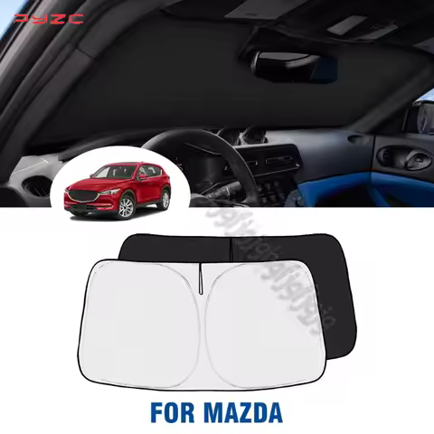 Windshield Sunshade Car Visor Front Window Sun Shade Cover For Mazda 3 6 CX-5 CX-9 CX-30 CX-50 CX-60