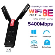 Kebeteme 6500Mbps Wifi 7 Bộ chuyển đổi USB be6500 2.4G & 5.8G & 6GHz các mạng không dây 802.11be miễ