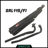 RACING EKZOS MUFFLER EXHAUST EXZOS SRL115 SRL115 FI LAGENDA 115