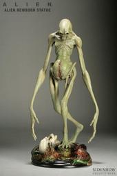 (現貨供應)Sideshow BenToy AVP Alien Newborn逆種異形全身雕像竹谷隆之設計SC-9119