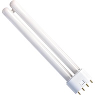 18W 2G11 4-Pin Mentol Gantian Berbentuk H, Tiub Biru Tua UV untuk Lampu Luar & Dalam Ruangan, Serasi