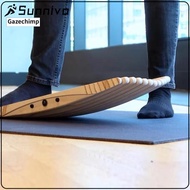 Desk Balance Board Nonslip Wood Compact Balance Training Equipment Wobble Board Foot Stretcher for L