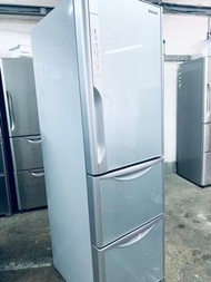 極新﹏﹏3門 日立牌 日本雪櫃 二手冰箱﹏玻璃面 免費送貨~~