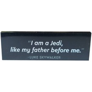 Brick2cube Part-Tile 2 x 6 with '"I am a Jedi like my father before me."-LUKE SKYWALKER' Pattern-697