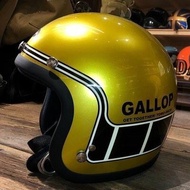 Gallop Vintage Electric Motorcycle Helmet 3/4 Half Helmet Commuting Vespa Golden Giraffe Pedal Djang