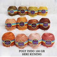 Benang poly indo D27 Poly kilap 100g