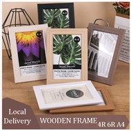 PIX | 4R 6R A4 Photo Frame Thick Oblique Home Frame Wall Desk Decor Picture Stand and Hang 相框