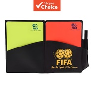 Football Red And Yellow Card Set With Leather Wallet, Scorebook, Pencil For School, Football Games, 