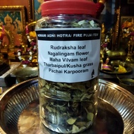 HOME ENERGETIC PRODUCT : DRIED MAHA VILVAM, RUDRAKSHA LEAF, NAGALINGAM FLOWER, VILVAM,THARPAI PUL FO