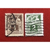 2 Old EESTI Stamps