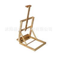 Vertical Wholesale Desktop Painting Easel Folding Surface Easel Wooden Children's Display Table Chil