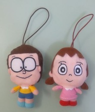 DORAEMON 大雄 靜香 公仔 吊飾 (收藏品)