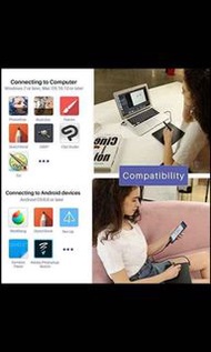(蝕本出售)全新未拆包裝 HUION HS64 繪圖板 Android 支持 Pen Tablet，6x4 英寸數字繪圖板，帶無電池手寫筆 8192 壓感 4 個初學者按鍵，包括額外的 10 個筆尖