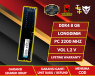 RAM KINGSTON DDR4 8GB LONGDIMM 3200