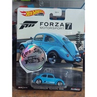 HOT WHEELS PREMIUM VOLKSWAGEN CLASSIC BUG FORZA MOTORSPORT 7biru