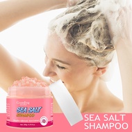 GuanJing Anti-dandruff Sea Salt Shampoo (200g) *Scalp Scrub Shampoo Oil Control* Shampoo Fluffy *Soothing Hair* Rose Extract *Hair Loss shampoo* Nourishing Hair Care