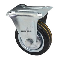 6 Inch Rubber Wheel Dead Rubber Wheel Trolley Heavy Duty Trolly Trolley Caster Cart