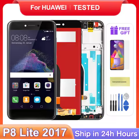 OEM For HUAWEI 5.2''P8 Lite 2017 For P9 Lite 2017 Honor 8 Lite TL10 LCD Display Touch Screen Digitiz