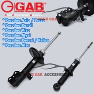 GAB Super Premium Shock Absorber - Perodua Alza / Axia / Bezza / Kancil / Kenari / Kelisa / Myvi / Viva - 1 Set (2 Pcs)