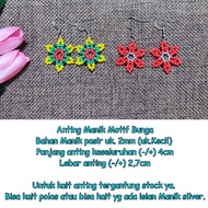 Dayak Bead Earrings/dayak Earrings/dayak Special Earrings/dayak Accessories/Kalimantan dayak Accessories/Bead Earrings/dayak Earrings/Kalimantan dayak Earrings/dayak Accessories/dayak Ethnic Earrings/dayak Crafts/ Round dayak Bead Earrings