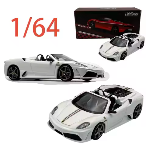 LittleHunter Diecast 1/64 Scale Ferrari Alloy Car Model Ferrari F430 Play Vehicles Toys Original Box
