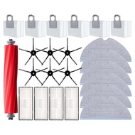 23PCS for S7 Maxv Ultra S7 Pro Ultra Robot Vacuum Washable Main Side Brush HEPA Filter Mop Pad Dust 