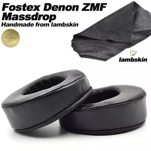 Ear Pads Angled for Fostex TH-600 TH-900 Denon AH-D2000 ZMF Perforated Sheepskin dermis headphones M