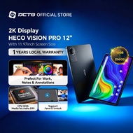 HECO Vision PRO 12" Ultimate Tablet | Wifi + LTE | 24GB* Ram + 25GB Storage | 2K Display | 8000 mAh 