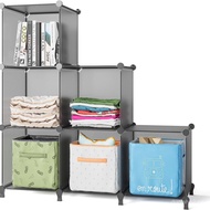 Plastic Storage Rack Simple Storage Rack Cube Storage Manager16Cube DIY Closet Bookshelf
