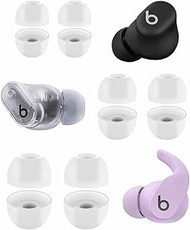 A-Focus for Beats Solo Buds/Studio Buds + / Fit Pro Ear Tips Kit Silicone L/M/S Replacement Eartips 